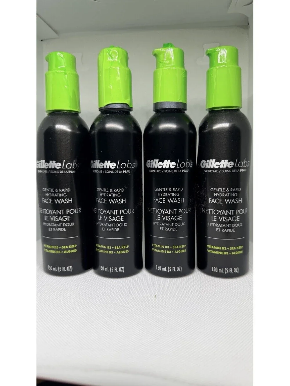 4x Gillette Labs Skincare Gentle & Rapid Hydrating Face Wash 5 oz Each